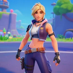 vtuber in fortnite, hd screenshot