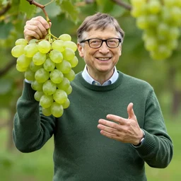 bill gates fused into grapes, ( ( ( sweater ) ) ) ( ( ( hand movement ) ) ), hyperdetailed, artstation, cgsociety, 8 k
