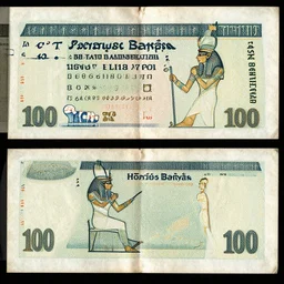 ancient egyptian $ 1 0 0 bill