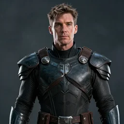 cilian murphy wearing dark armor, portrait shot, cinematic, sharp focus, extreme detail, lighting, epic