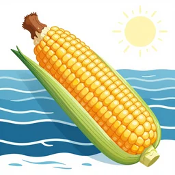 corn in the sea vintage coutry style