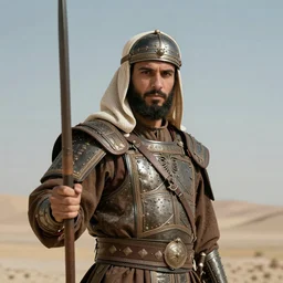 portrait of a Islamic warrior, ready for battle, epic, highly detailed