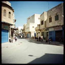 of sunny day in algiers, lomography photo,
