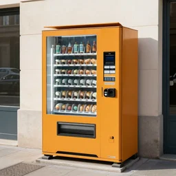 baguette vending machine in street