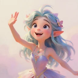 highly detailed goodmorning meme from dream world, expressive, pastel shades, canvas textured, fantasy character, dynamic pose, top lighting, loose brush strokes, perfect face, 8 k realistic, hyper detailed, digital painting