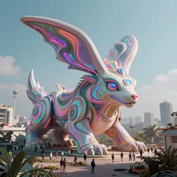 quetzalcoatl, biomaterial, architecture, futuristic, neon, pastel colors, hd 8 k, digital design, attention to details, abandoned, crowded