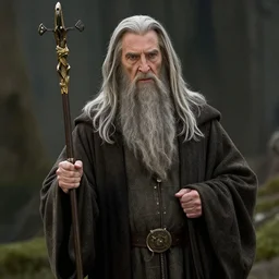 Still of Jeff Goldbloom as Gandalf in the movie ''LOTR'' (2001)