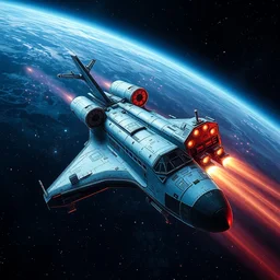 texture of sci - fi space shuttle 4 k