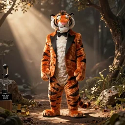 jack black dressed as Tony the Tiger