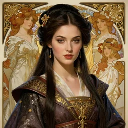 a highly detailed portrait of buffy the vampire slayer as a medieval chinese princess, beautiful detail and color, art by john collier and albert aublet and krenz cushart and artem demura and alphonse mucha, volumetric lighting, octane render, 4 k resolution, matte, sharp focus, illustration, art by greg rutkowski and alphonse mucha