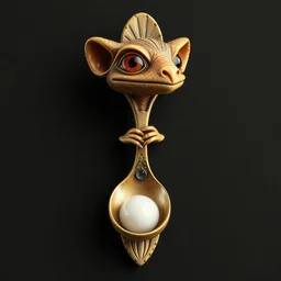 anthropomorphic spoon