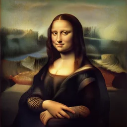a painting of american gothic by leonardo da vinci, oil painting