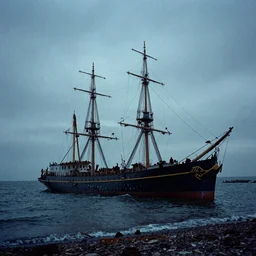 the ship of theseus wrecked upon the night's plutonian shore, 35mm photography by Edgar Allan Poe