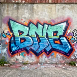 hyperrealistic rendering, wild style graffiti