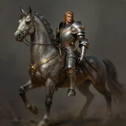 very human centaur centaur centaur chimera :: Paladin, fearsome, beautiful, DnD character art portrait, male, plate armor, matte fantasy painting, DeviantArt Artstation, by Jason Felix by Steve Argyle by Tyler Jacobson by Peter Mohrbacher, cinematic lighting.
