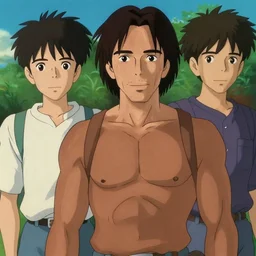 keanu reeves brown skin trending on pixiv fanbox, painted by greg rutkowski makoto shinkai takashi takeuchi studio ghibli, akihiko yoshida