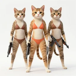 bikini cats with machine gun legs by robert rodriguez