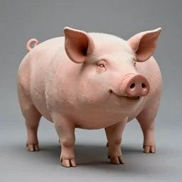 realistic photo of a pig human hybrid, sharp focus, kate clark's sculptures, artist liu xue, matthew grabelsky