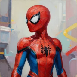 greg manchess portrait painting of partially armored female spiderman as a genshin impact character, medium shot, asymmetrical, profile picture, organic painting, sunny day, matte painting, bold shapes, hard edges, street art, trending on artstation, by huang guangjian, gil elvgren, ruan jia, greg rutkowski, gaston bussiere
