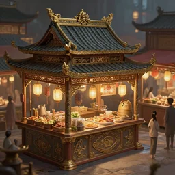asian night market, deep focus, fantasy, intricate, elegant, highly detailed, digital painting, artstation, concept art, matte, sharp focus, illustration, hearthstone, art by artgerm and greg rutkowski