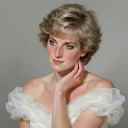 portrait of Princess Diana, dreamy and ethereal, expressive pose, peaceful expression, elegant, highly detailed, digital painting, artstation, concept art, smooth, ephemeral, by caravaggio