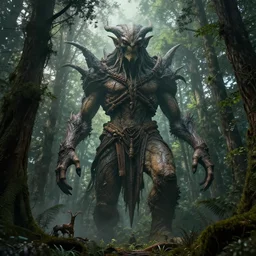 cthulhu towering over the forest, 8 k octane beautifully detailed render, post - processing, extremely hyper - detailed, intricate, epic composition, cinematic lighting, masterpiece, trending on artstation, masterpiece, stunning art by anders zorn, wonderful masterpiece by greg rutkowski, beautiful cinematic