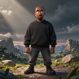 kanye west in disney cartoon