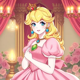 isekai cute anime princess peach. detailed lineart, pixiv, volumetric lighting by john frederick kensett, robert hagan, william henry hunt, leyendecker, anna ancher, philippe de champaigne, nikolay makovsky, jean - joseph benjamin - constant, frank frazetta