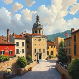 🏰, style guido borelli