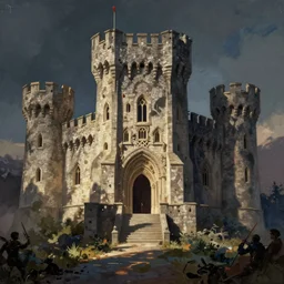 castle grayskull by frazetta