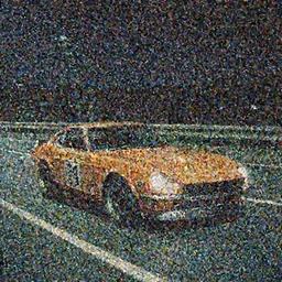 Datsun 240Z Fairlady Z 1973 racing down high way night time japan film photo motion blur front side view ((((Wadim Kashin Wenjun Lin))))