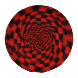 a warping black and red checkerboard patterned vortex by peter mohrbacher, vivid colors, matte painting, 8K, concept art, mystical color scheme, trending on artstation
