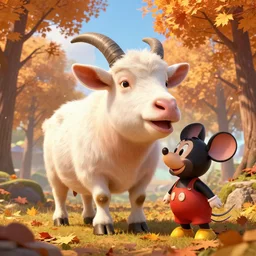 epic professional digital art of 🐄🐭🍁!!!!!!!!!!, best on artstation, cgsociety, wlop, cosmic, epic, stunning, gorgeous, much detail, much wow, masterpiece W 1024