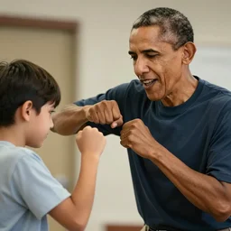 student punching obama, trending on reddit