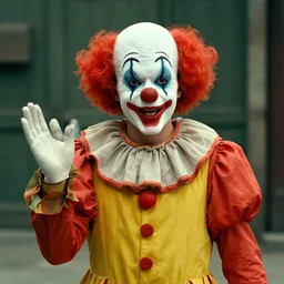 film still of bozo the clown in apocalypse now