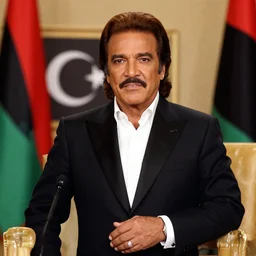 carlos santana as the president of libya