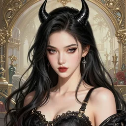 the portrait of neutral evil fallen female dark knight vagabond as absurdly beautiful, gorgeous, elegant, sophisticated, hyperrealistic gravure idol, an ultrafine hyperdetailed illustration by kim jung gi, irakli nadar, detailed face, intricate linework, bright colors, octopath traveler, final fantasy, unreal engine highly rendered, detailed and intricate environment