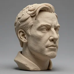 glenn beck made out of polymer clay detailed sculpture trending on artstation