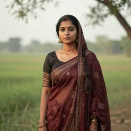 a portrait of a character in a scenic environment by Dayanita Singh