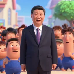 Movie still of Xi Jinping in Pixar's Up