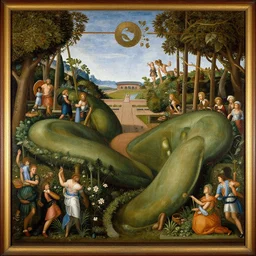 garden of Eden, painting by Raphael