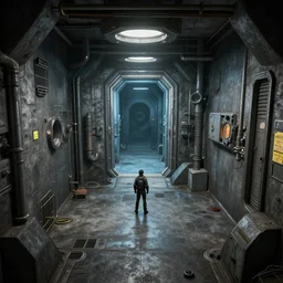 fallout 4 vault in anime style