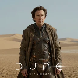 Nicholas Cage!! in Dune 2021 by denis villeneuve, screenshot, still, movie poster, wallpaper, movie scene, Dune!