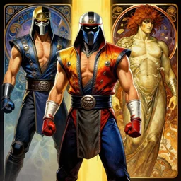 Mortal Kombat by Artgerm and greg rutkowski and alphonse mucha