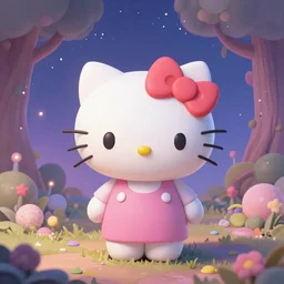 elokitty, cat. digital painting, Trending on Artstation, cinematic lighting, dreamscape maximized, vibrant mood —H 1024