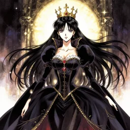 queen of plague by yoshitaka amano
