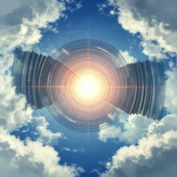 Dimensional portal in the sky by Greg Rutkowski, Artstation