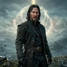 Keanu Reeves in elden ring 4K quality Super Realistic