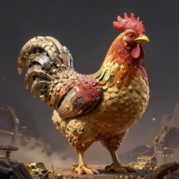 giant mecha chicken