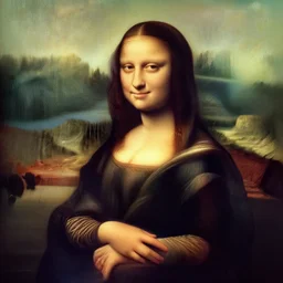 mona lisa texting